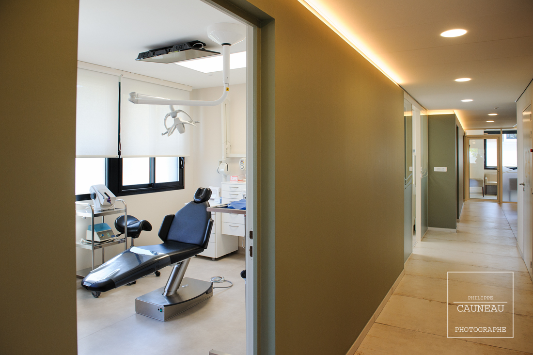 Photographie architecture intérieure - Cabinet chirurgie dentaire